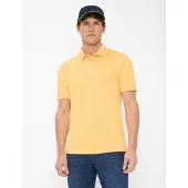 Brax pete Modern Fit Polo shirt Korte mouw geel