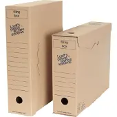 Loeff'S Folio Box Karton Archiefdoos Bruin 8,5 x 34,3 x 26 cm 50 Stuks