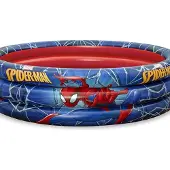 Bestway Spiderman Ø122x30 Cm Round Inflatable Pool Blauw 200 Liters