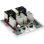 ACT FA7004 Modulair Opbouwdoos Shielded 2-voudig CAT6A