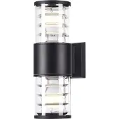 Maytoni Wandlamp buiten Bronx, dimbaar, zwart, metaal, Modern, Wandlamp buiten