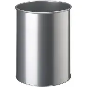 Durable Papierbak 15 liter rond Zilver
