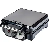 Ravanson GR-7030 Wafelijzer 4 wafel(s), Wafelijzer, Zwart