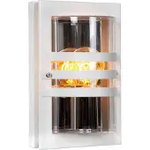 Lucide PRIVAS - Wandlamp Binnen/Buiten - 1xE27 - IP44 - Wit