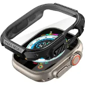 Spigen Tough Armor Case voor de Apple Watch Ultra / Ultra 2 / Ultra 3 - 49 mm - Zwart