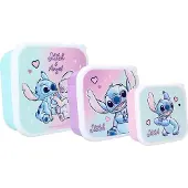 Disney Stitch Let's eat snackbox 3-in-1