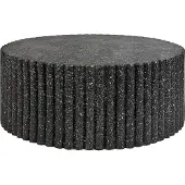 Beliani POZZA - Salontafel-Zwart-Lichtbeton (MgO)