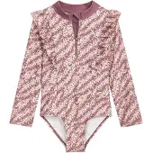 Playshoes Badpak lavendel / cyclaam / rood / wit
