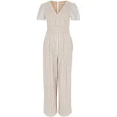 Apricot Jumpsuit beige / wit