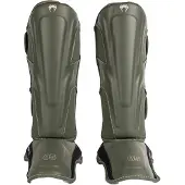 Venum Impact Evo Kickboks Scheenbeschermers Military Green - XL
