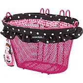 Basil Jasmin Baboushka Kinderfietsmand - Staal - Inclusief Haken - Zwart