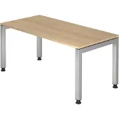 Hjh OFFICE PRO JAVA 16 S - 160 x 80 Eiken Tafelhoogte I In hoogte verstelbaar