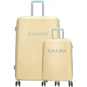 Charm London Capetown Trolley Set soft yellow hardcase koffer