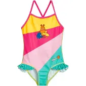 Playshoes Badpak 'Die Maus Freunde' honing / jade groen / pink / rosa