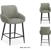 Maxfurn MX-Sofa - Barstoel Dani / Kleur: Sky | per 2 stuks