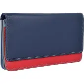 Mywalit Portemonnee lichtblauw / donkerblauw / rood