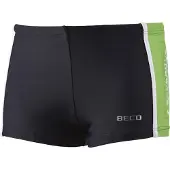 Beco zwemboxer jongens polyamide/elastaan kiwi/zwart