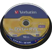 Verbatim DVD+RW rewritable 10 stuks op spindel
