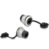 DeLOCK RJ45 Cat.6A built-in connector with protective dust cap