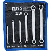 Bgs 2268 Tweezijdige ringsleutelset