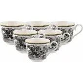 Villeroy & Boch Frühstückstassen Audun Ferme 270 ml Set van 6
