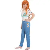 Chaks - One Piece Nami-kostuum voor kinderen - 146/152 (11-12 jaar)