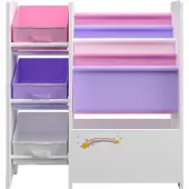 En.casa Kinderrek Vimianzo 60x65x30 cm eenhoornmotief