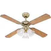WESTINGHOUSE -ventilator met verlichting Princess Trio, hout, stil PRINCESS, hout donker, Woon-/ Eetkamer, Kunststof, Modern