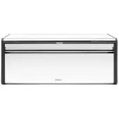 Brabantia Broodtrommel - met klepdeksel - Brilliant Steel