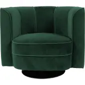 Dutchbone Loungestoel Flower Green