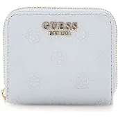 GUESS Portemonnee Cresidia SLG Zip Around Wallet Powder Blue Lichtblauw
