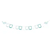 Party Deco Partydeco - Slinger fotoframe blauw walvis