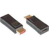Alcasa DisplayPort naar HDMI adapter - DP 1.4 / HDMI 2.0 (4K 60Hz + HDR) / zwart