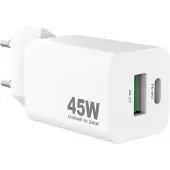Sinox beslag PRO USB thuislader | USB-C PD + USB-A QC | GaN | 45W