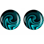 Charme Bijoux Clip Oorbellen-Milada-2 cm groen
