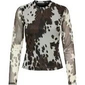 ONLY Shirt chocoladebruin