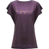 Yogistar Yoga-T-Shirt Batwing „yoga“ - berry/copper