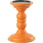 J-Line Kandelaar halter mangohout oranje