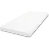 Mendler 10cm koudschuim matras topper -E63, topper matras topper matrasbeschermer ~ 90x200cm