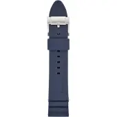 Fossil Siliconen Bandje Blauw 22 mm