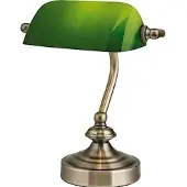 Orion Bureaulamp Zora, brons / oud-messing, Werkkamer / Kantoor, metaal, Antiek, bureaulamp