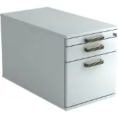 Hjh OFFICE PRO SIGNA TC20 SG - Rolcontainer Grijs Hout met ophangsysteem Greeplijst kunststof