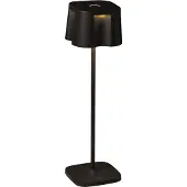 Gnosjö Konstsmide 7818-750 Nice schwarz LED-tafellamp voor buiten 2.5 W Warmwit Zwart