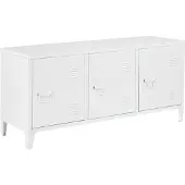 En.casa TV-meubel Kotka metaal 58x113x40 cm wit