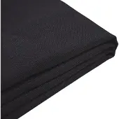 Beliani FITOU - Bekleding bed - Zwart - 180 x 200 cm - Polyester