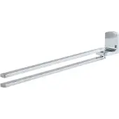 Spirella Handdoekhouder Taku Polished 2 Stangen Draaibaar Chroom