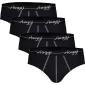 Sloggi Slip smoky blue / zwart / wit