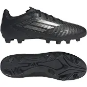 Adidas F50 Club Gras / Kunstgras Voetbalschoenen (MG) Zwart Grijs Goud