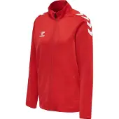 Hummel Sportief sweatvest 'Core Poly' rood / wit