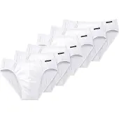 Schiesser Slip zwart / wit